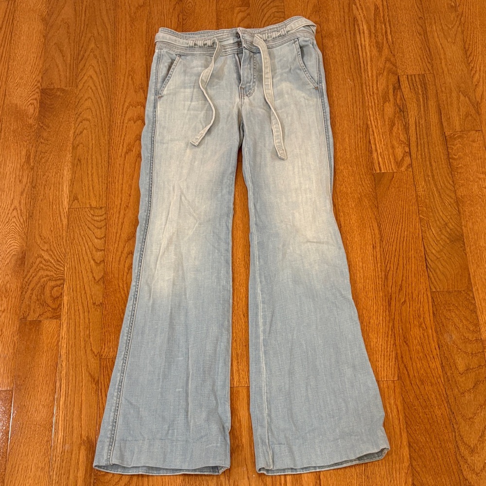 7 For All Mankind Light Blue Flare Jeans